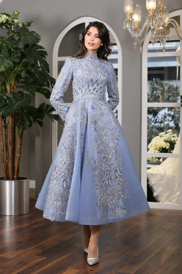 Midi Boy Abiye Elbise