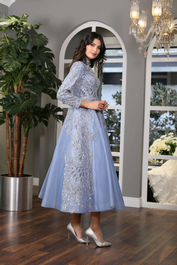 Midi Boy Abiye Elbise