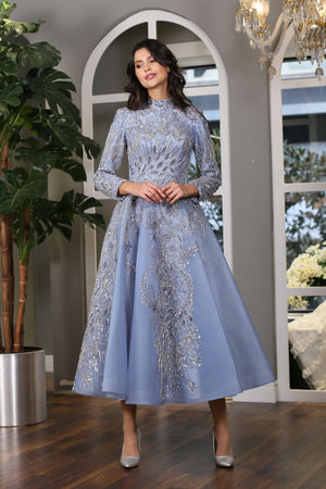 Midi Boy Abiye Elbise