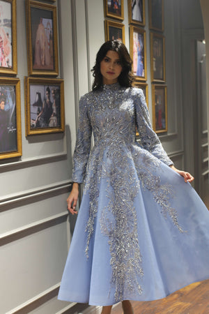 Midi Boy Abiye Elbise