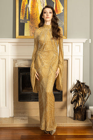 Gold Fish Evening Dresses