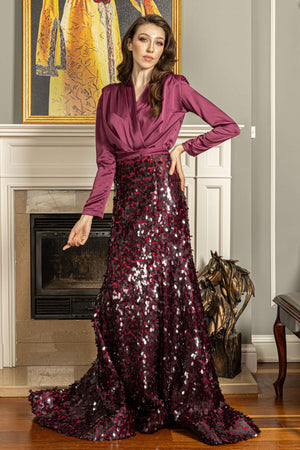 Two-Piece Evening Dress Set