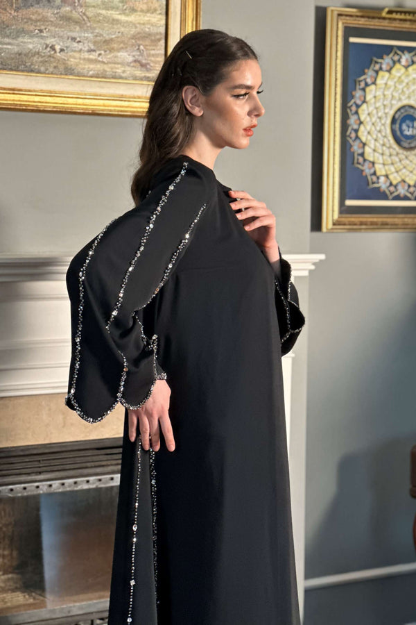 Abaya with Sleeve Details