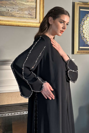 Abaya with Sleeve Details