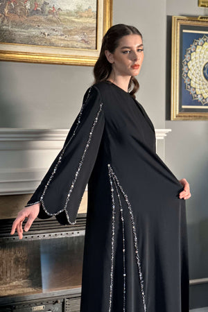 Abaya with Sleeve Details