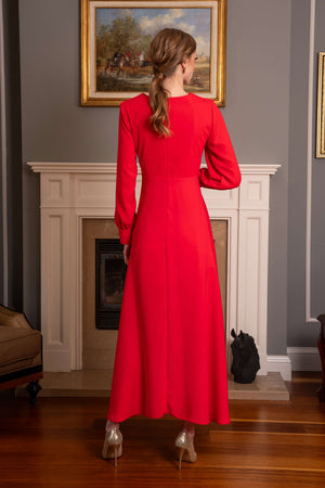 Long Dress with Shoulder Details