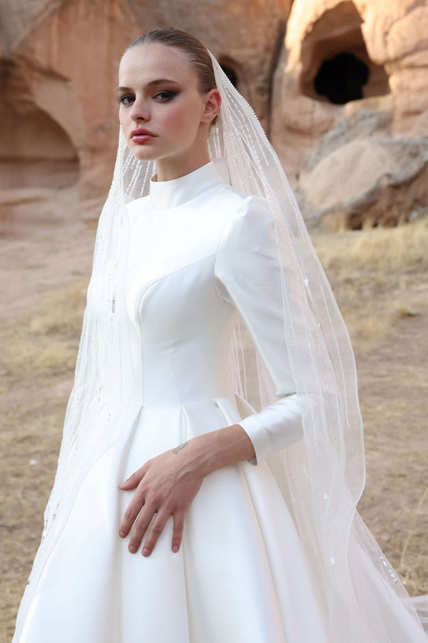 Simple Modest Wedding Dress