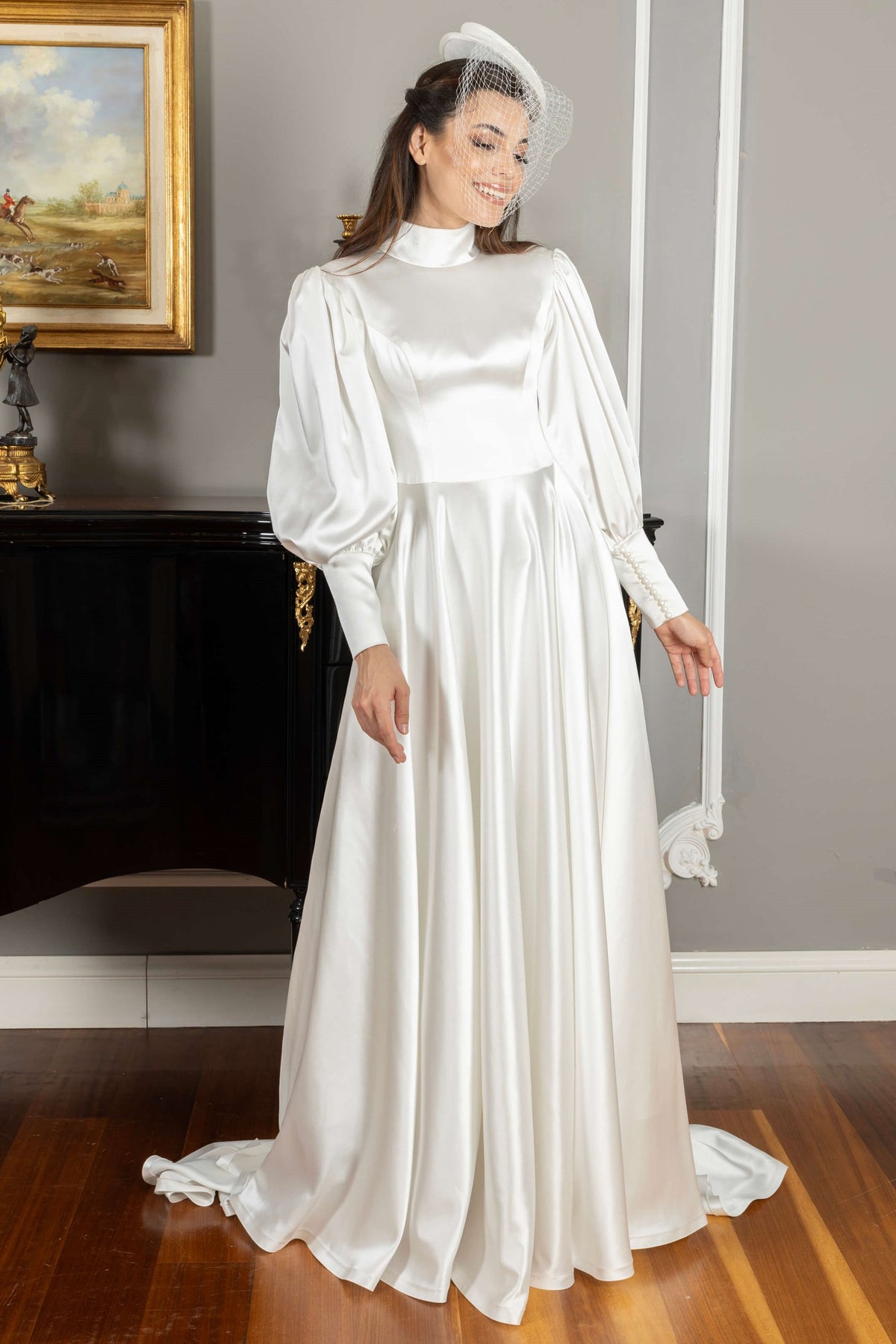 AMBER - Sade Tesettür Nikah Elbisesi · 3