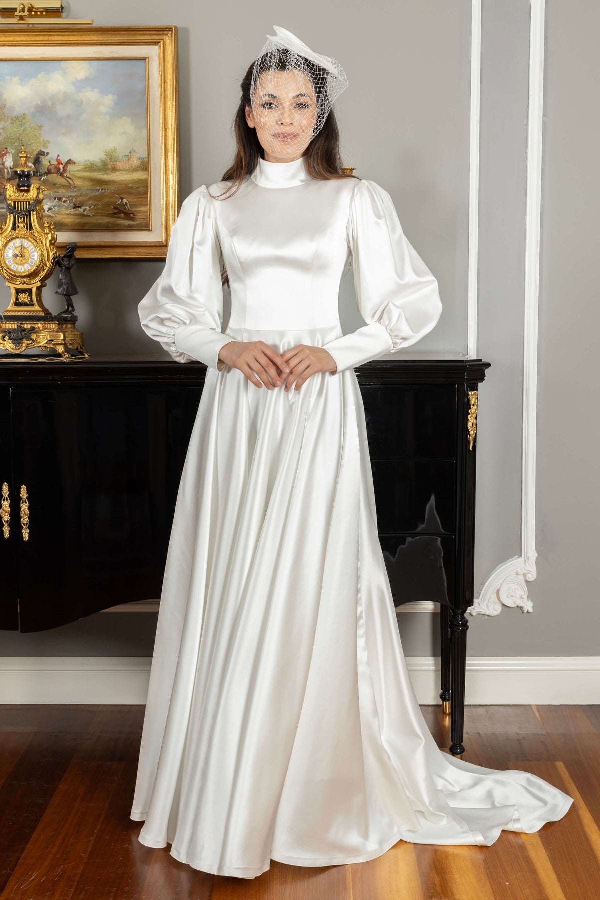 AMBER - Sade Tesettür Nikah Elbisesi · 4