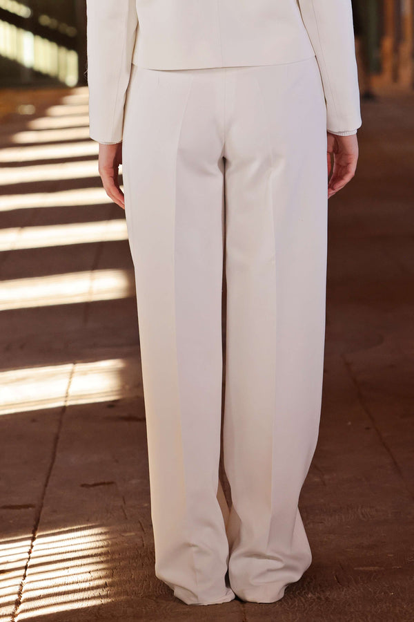 Double-Pleated High-Waisted Pants