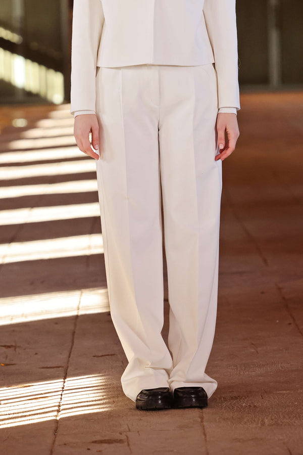 Double-Pleated High-Waisted Pants