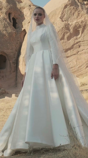 Simple Modest Wedding Dress